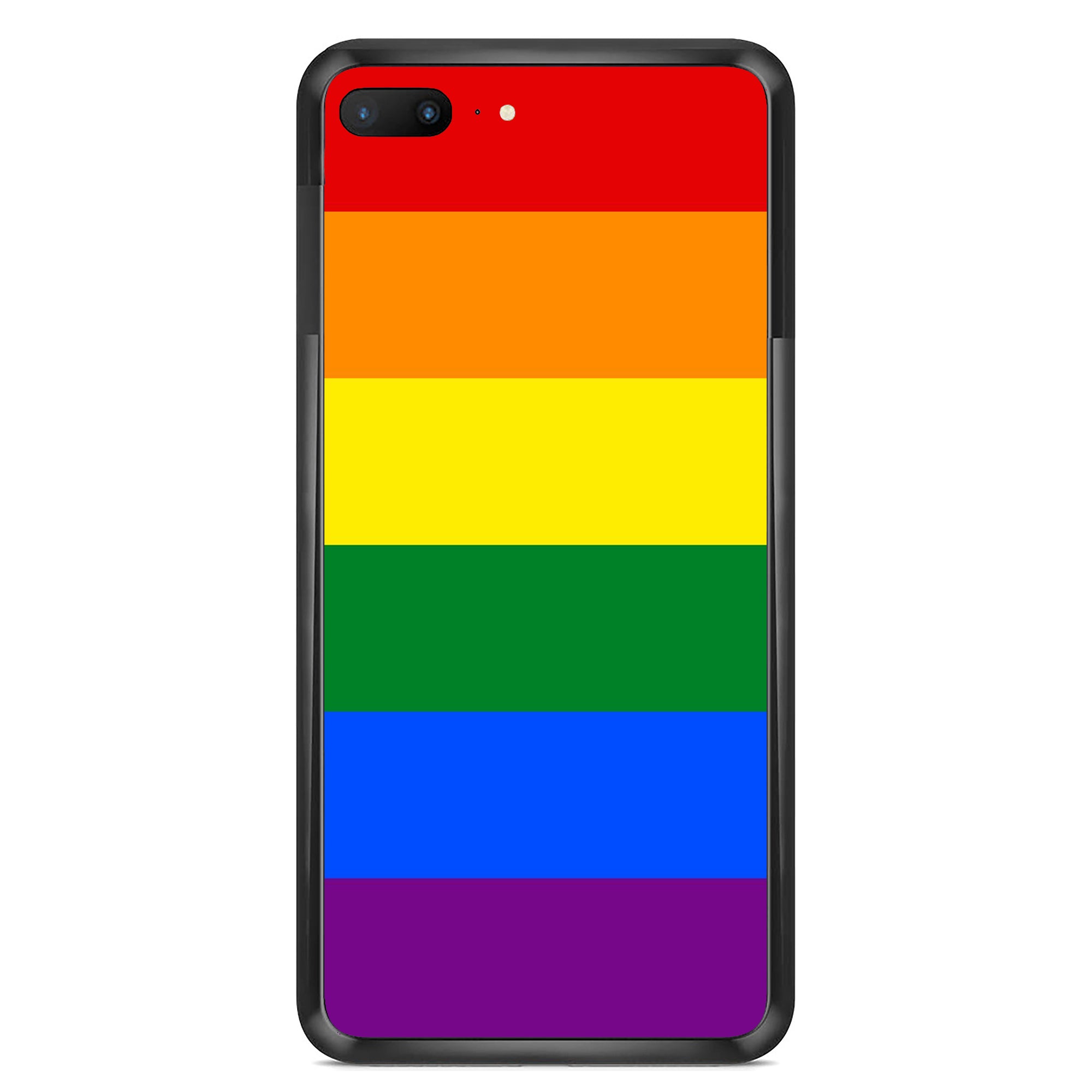 LGBTQ+ (Rainbow) Flag Horizontal Phone Case | Gift
