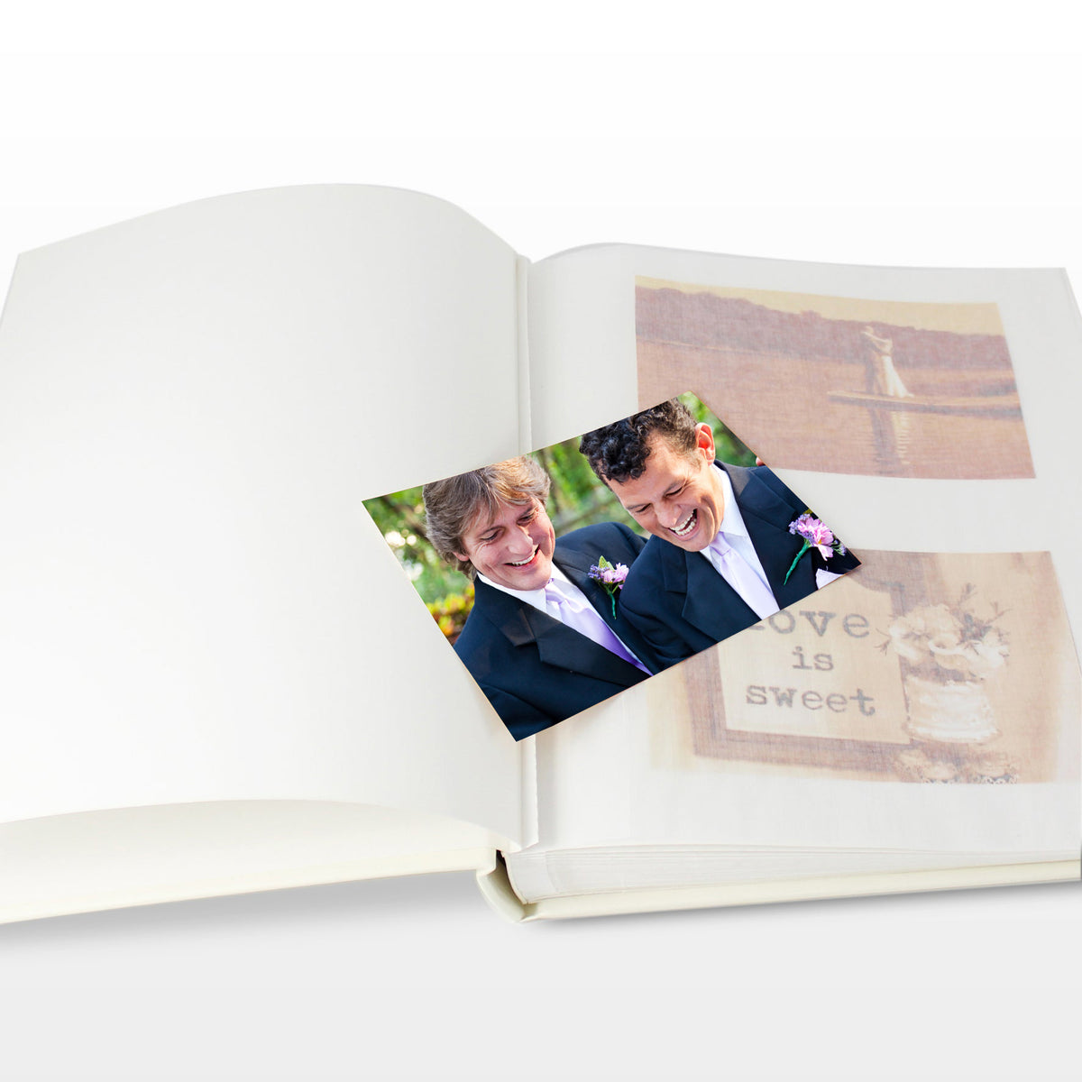 Mr &amp; Mr - Gay Couple Personalised Photo Album | Wedding Gift