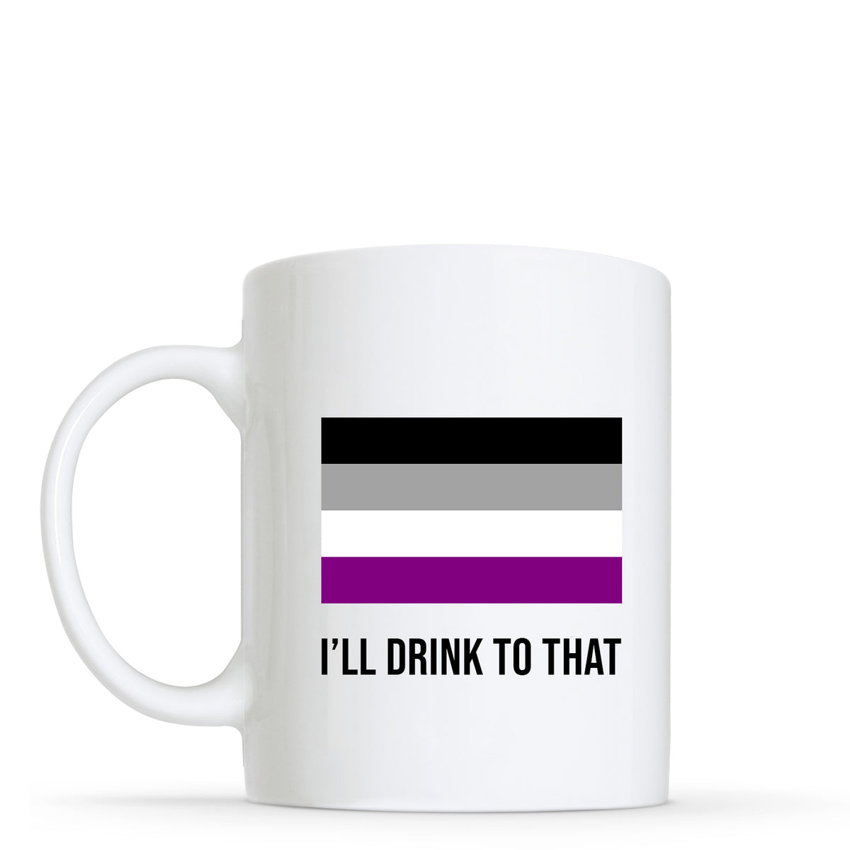Asexual Flag Shape Mug | Gift