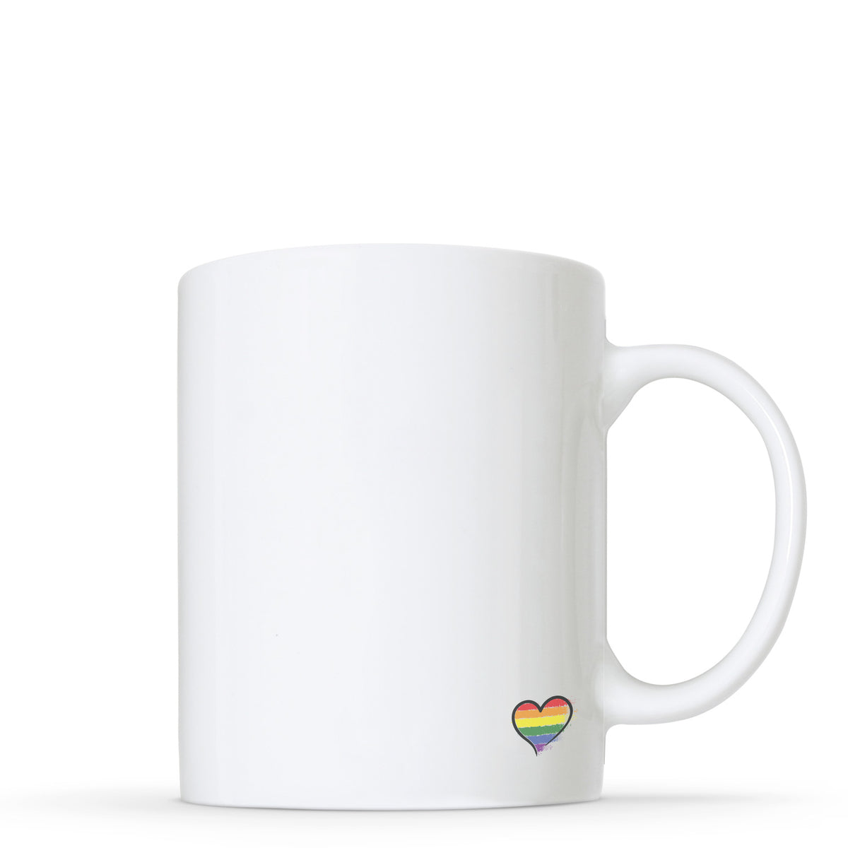 Bi-eautiful - Bisexual Flag Heart Shape Mug | Gift