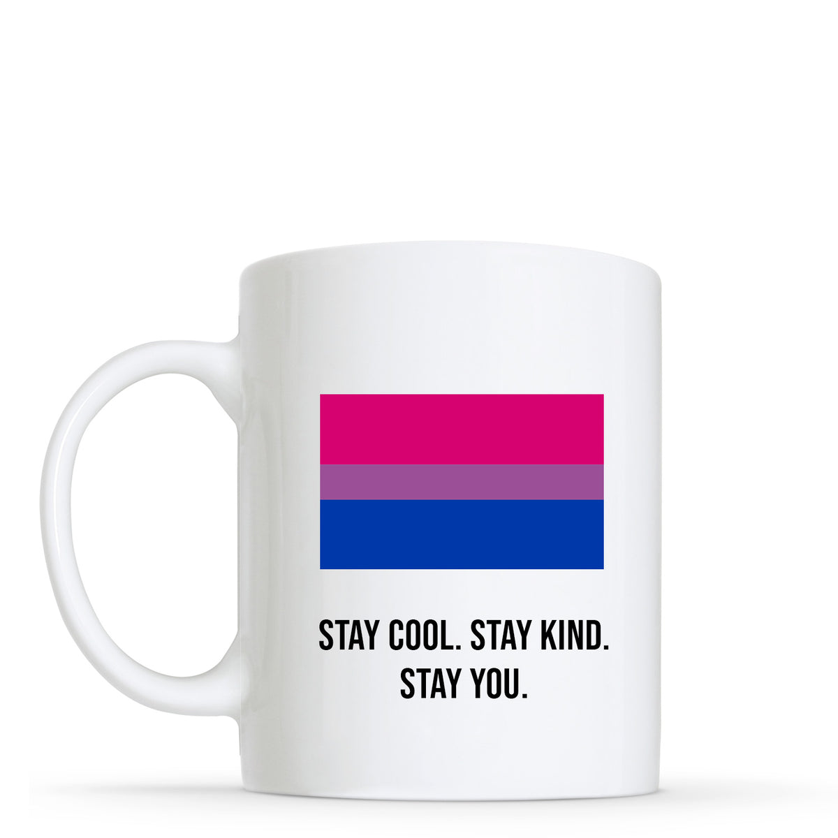 Stay You - Bisexual Flag Shape Mug | Gift