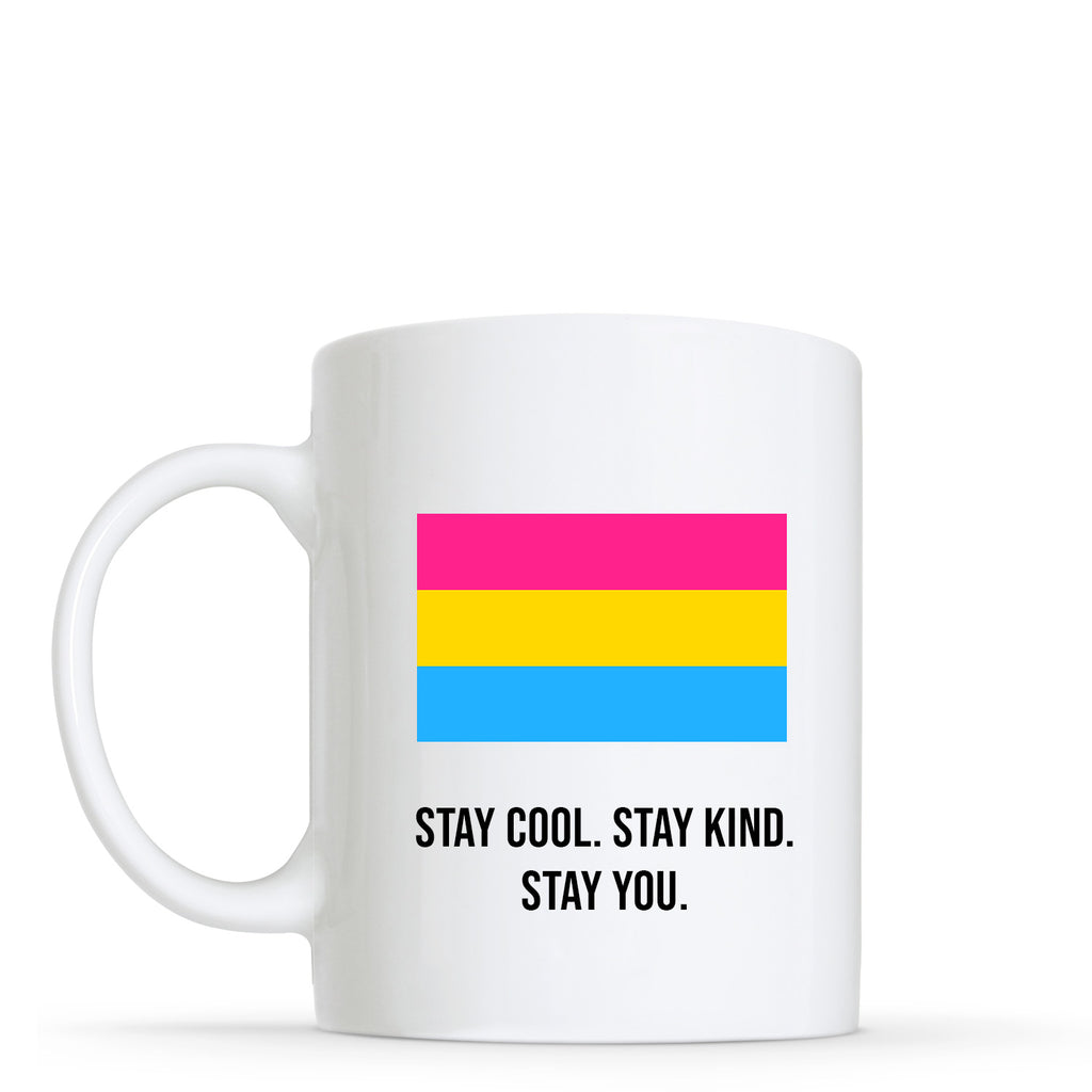 Stay You - Pansexual Flag Shape Mug | Gift